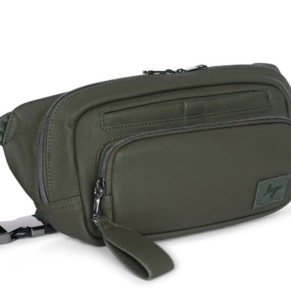 Lug 🔥Hitch Matte Luxe VL OLIVE Belt Sling Bag NWT